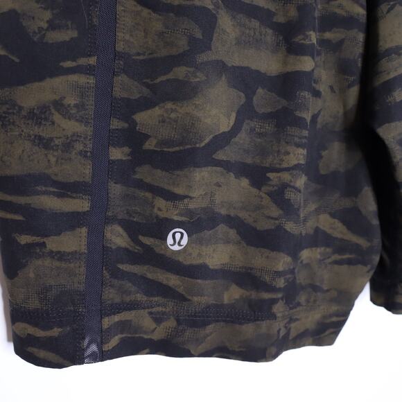 LULULEMON Pace Breaker Short 9" Military Green Black Training Active Men's M - Picture 6 of 10